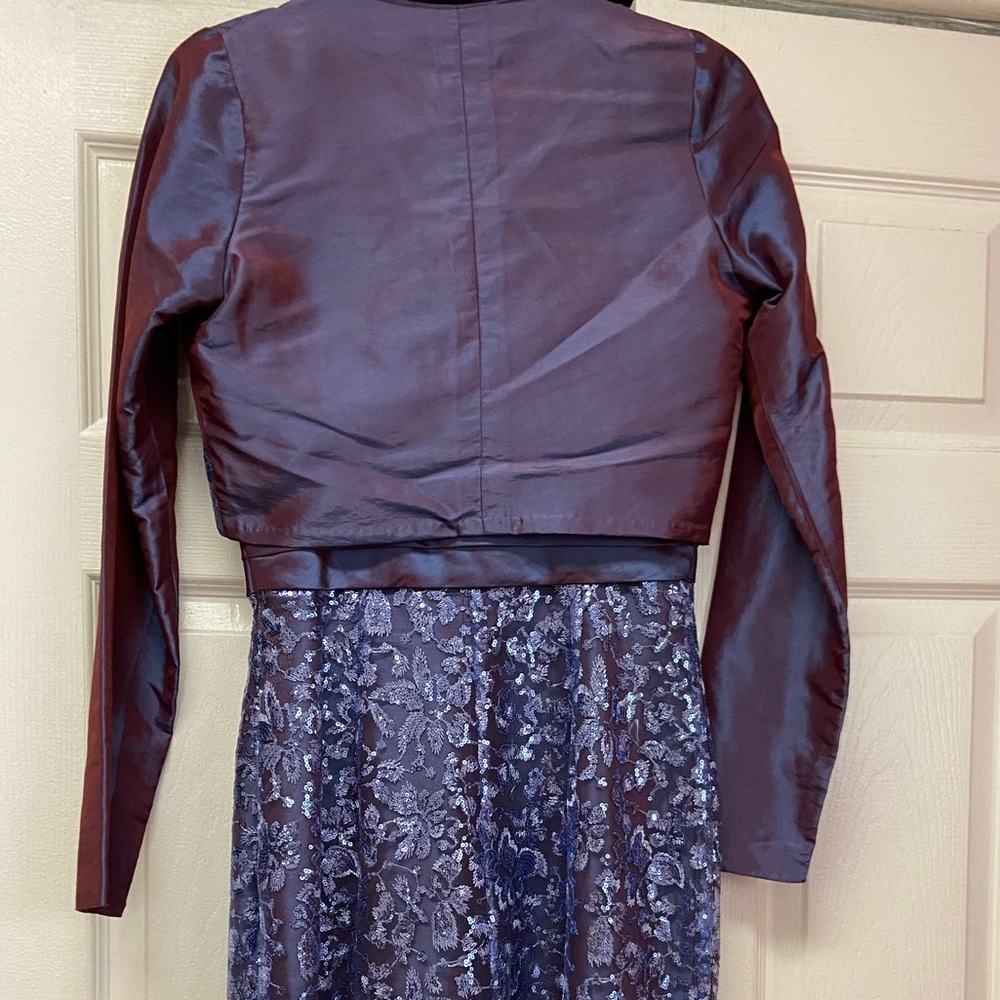 Elegant Sequence Gown with Jacket - Picture 10 of 13